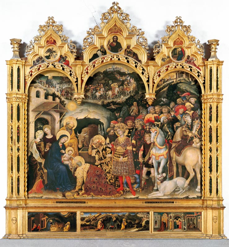 Adoration of the Magi (altarpiece) von Gentile da Fabriano
