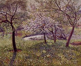 Blühende Obstbäume 1893