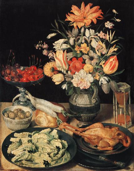 Still Life with Flowers (panel)