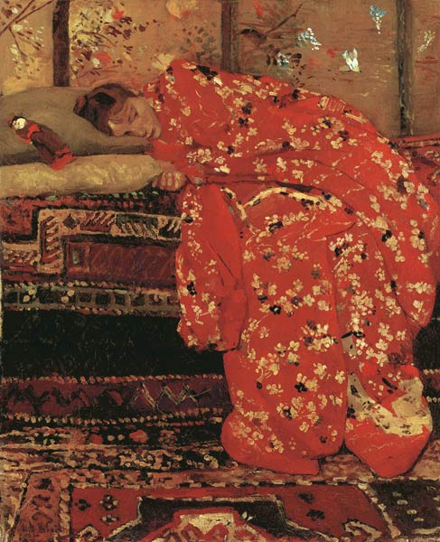 Girl in a Red Kimono von Georg Hendrik Breitner
