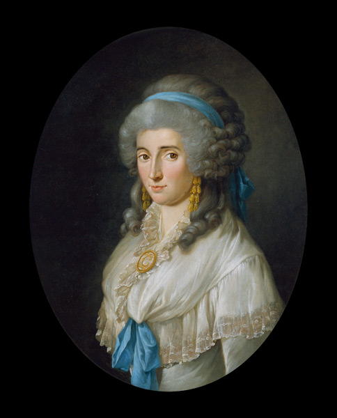 Je suis C (Charlotte von Stein). 1787 von Georg Melchior Kraus