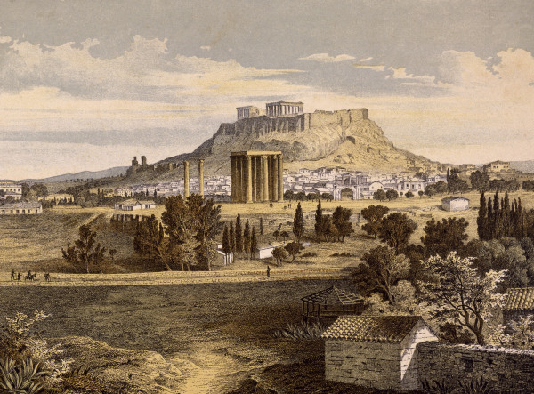 Athen, Akropolis, Rekonstruktion von Georg Rehlender