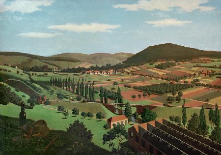 Landschaft bei Berghausen 1924-01-01