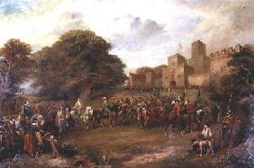 Visit of James I to Houghton Tower 1617