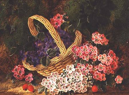 Basket of Flowers von George Clare