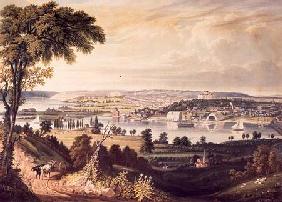 The City of Washington from beyond the Navy Yard, engraved by William James Bennett c.1824