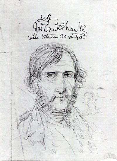 Self-portrait von George Cruikshank