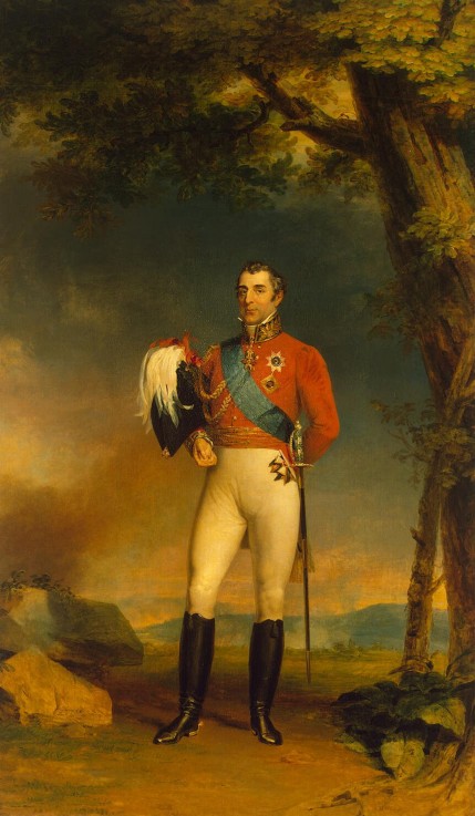 Porträt des Feldmarschalls Arthur Wellesley, 1. Herzog von Wellington (1769-1852) von George Dawe