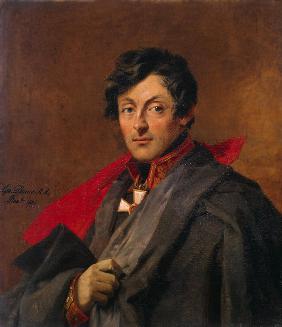 Porträt von Graf Alexander Iwanowitsch Ostermann-Tolstoi (1772-1857) 1825