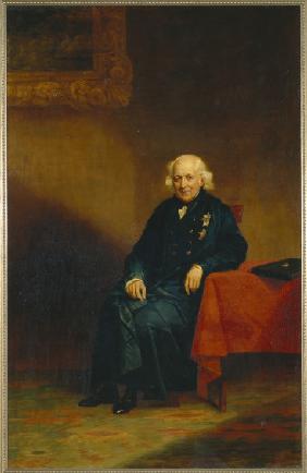 Porträt von Graf Nikolai Semjonowitsch Mordwinow (1754-1845), Admiral und Mitglied des Staatsrates
