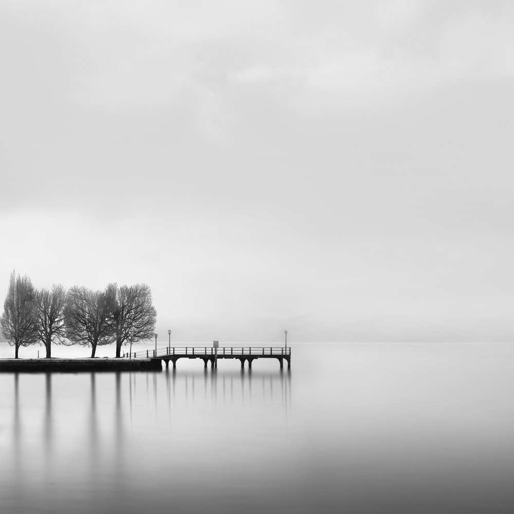 Pier with Trees (2) von George Digalakis