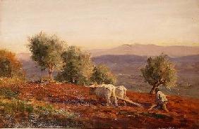 Where Virgil Sang, Man Ploughing 1912