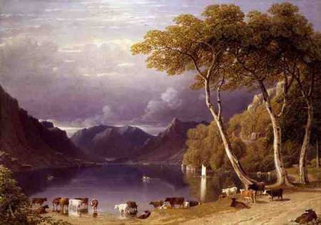 Head of Ullswater in the Lake District von George Fennel Robson