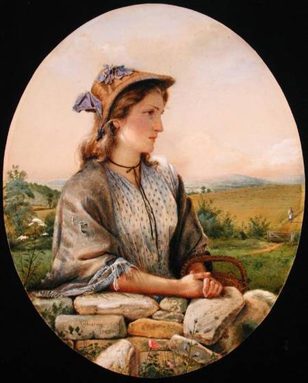 A Country Girl von George Goodwin Kilburne