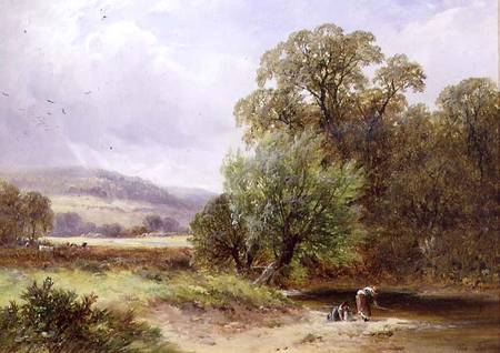 A Brook near Barrow von George II Turner