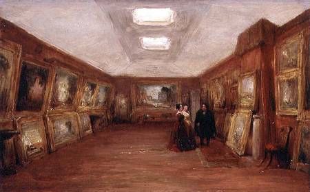 Interior of Turner's Gallery von George Jones
