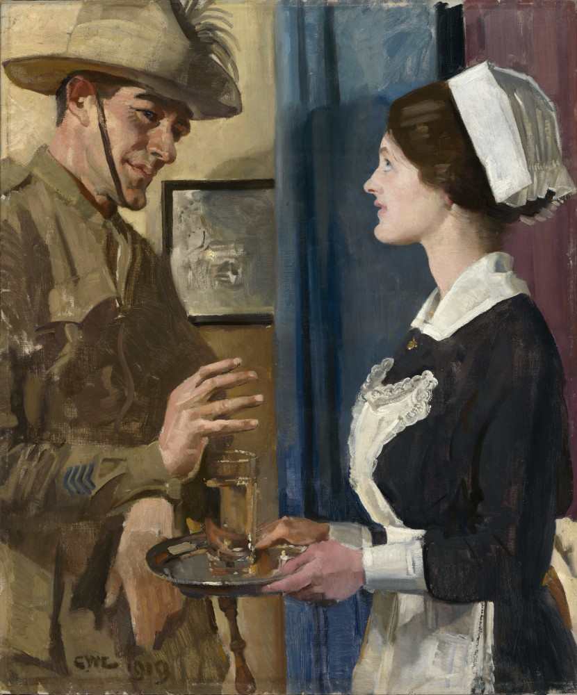 Der Soldat und die Jungfrau von George Lambert
