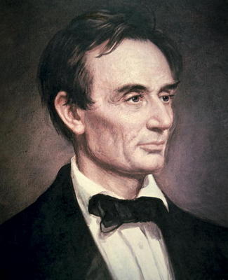 Abraham Lincoln (1809-60) (oil on canvas) von George Peter Alexander Healy