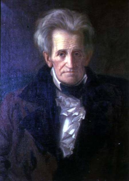 Portrait of Andrew Jackson (1767-1845) seventh President of the United States of America (1829-1837) von George Peter Alexander Healy