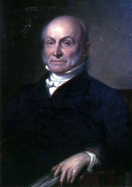 Portrait of John Quincy Adams (1767-1848) sixth President of the United States of America (1825-1829 von George Peter Alexander Healy
