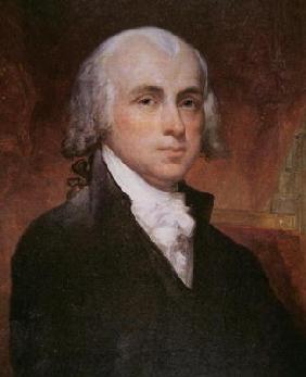 James Madison (1751-1836) (colour litho) 19th