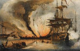 Die Seeschlacht von Navarino am 20. Oktober 1827 1828