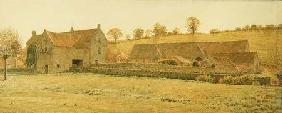 The Old Tithe Barn and Farm House near Bradford-on-Avon 1878  on