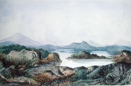 Landscape with a Lake von George Sand