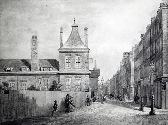 Montague House, Bloomsbury, London 1845-49 von George the Elder Scharf