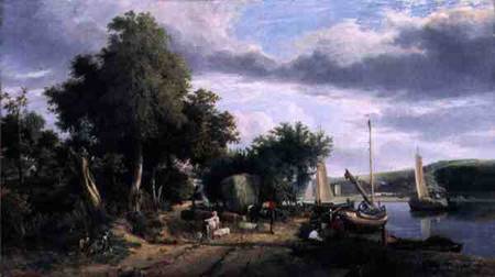 View on the River Yare Near Norwich von George Vincent