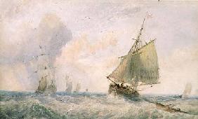 Shipping off Whitby 1879