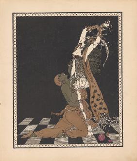 Ida Rubinstein und Vaslav Nijinsky im Ballett "Scheharazade" 1913