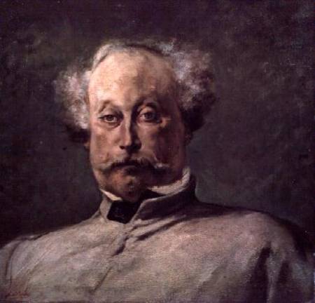 Portrait of Alexandre Dumas fils (1824-95) von Georges Clairin