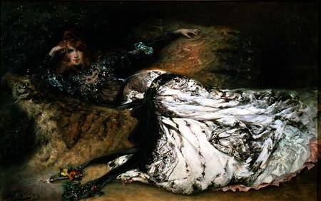 Sarah Bernhardt (1844-1923) von Georges Clairin