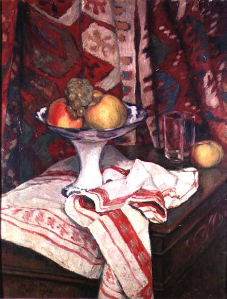 Still Life with Bowl of Fruit von Georges Daniel de Monfreid