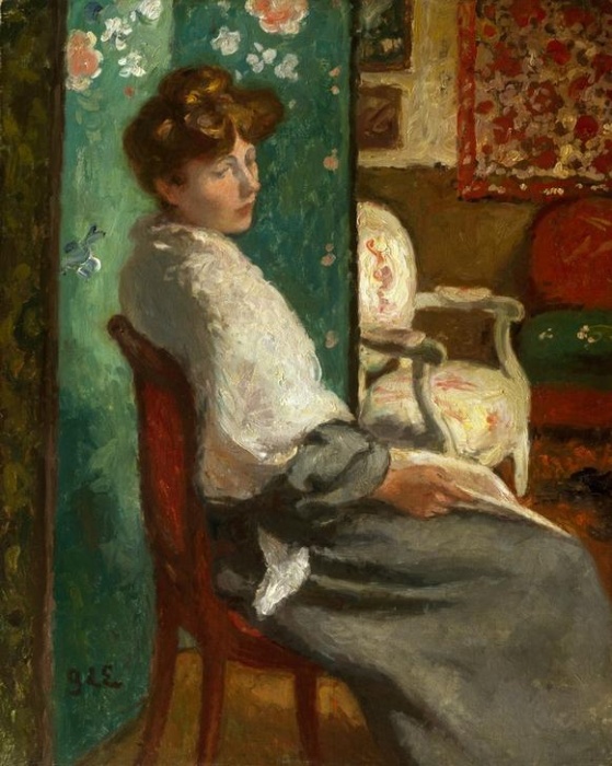 Femme assise von Georges de Espagnat