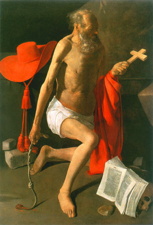 Der heilige Jerome von Georges de La Tour