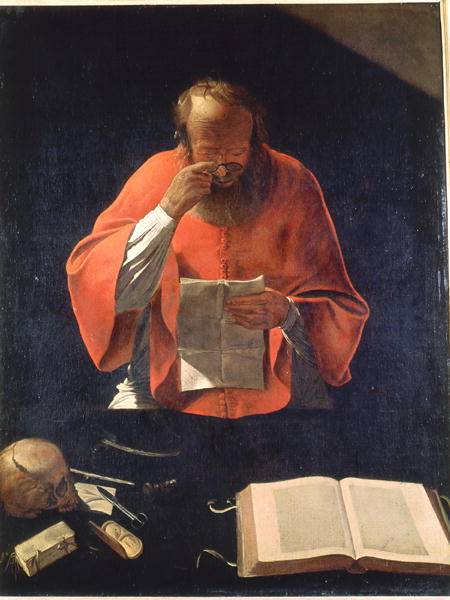 St.Jerome reading von Georges de La Tour