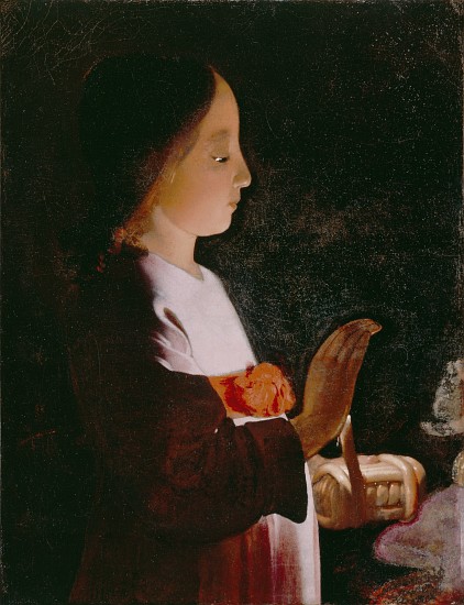 Young Virgin Mary von Georges de La Tour