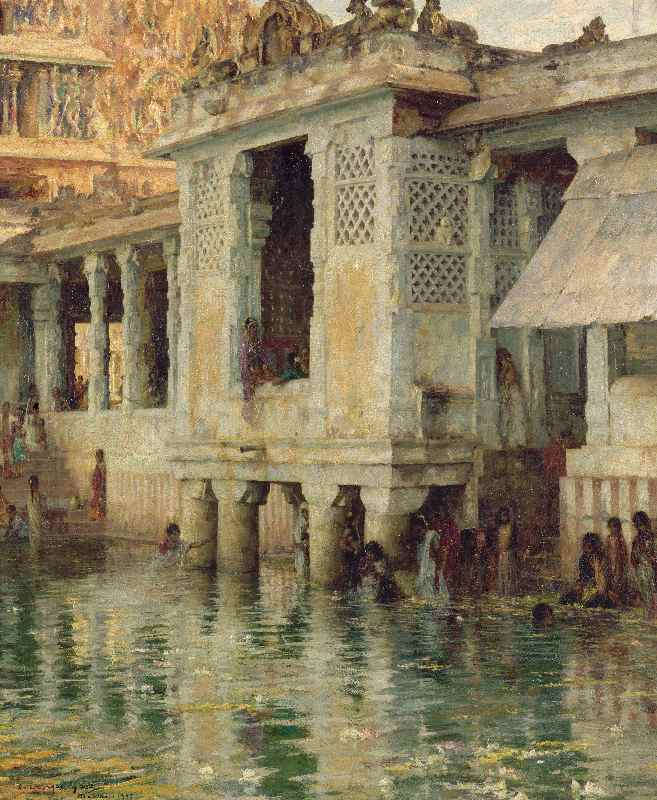 Das Bad der Brahmanen, Madura von Georges Gasté