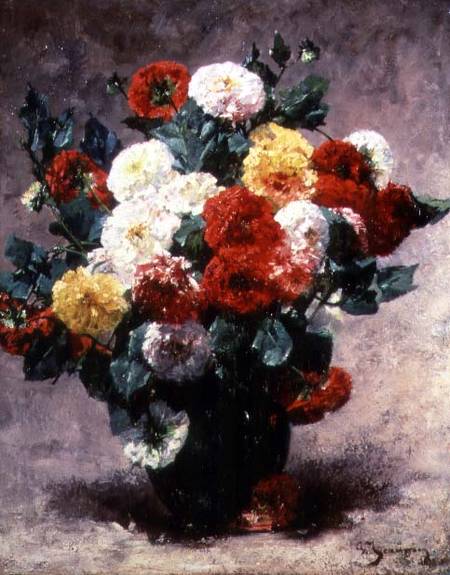 Carnations in a vase von Georges Jeannin
