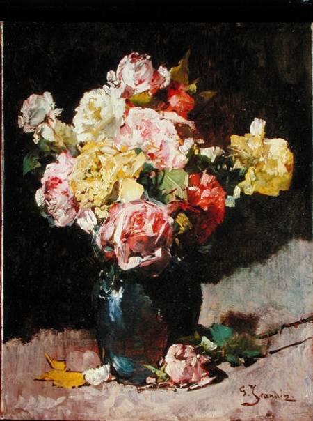 Vase of flowers von Georges Jeannin
