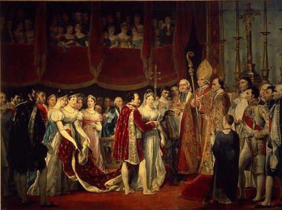 The marriage ceremony of Napoleon I and Archduchess Marie-Louis on 2nd April 1810 von Georges Rouget