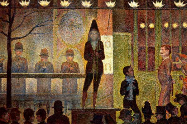 La Parade de cirque von Georges Seurat