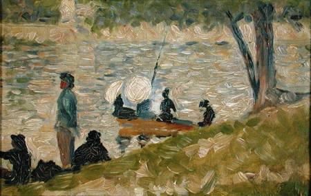 Study for A Sunday Afternoon on the Island of La Grande Jatte von Georges Seurat