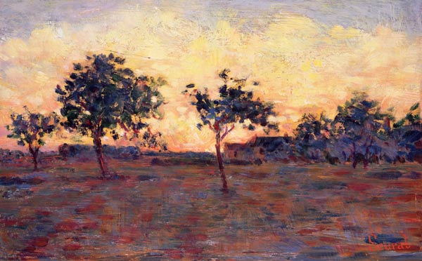 Sunset von Georges Seurat
