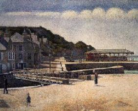 The Harbour and the Quays at Port-en-Bessin 1888