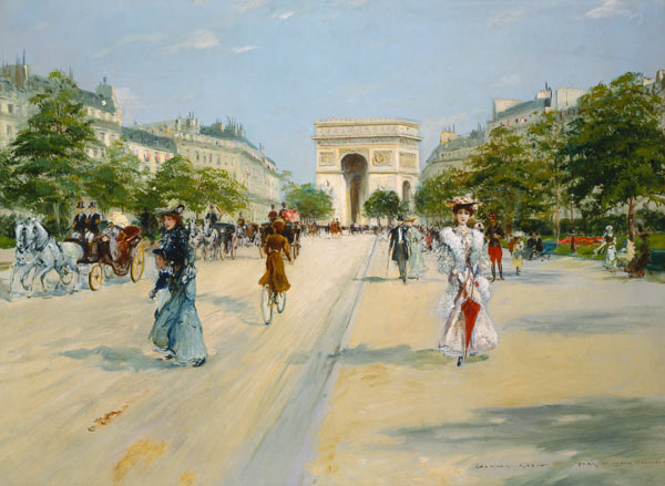 Paris, Avenue du Bois de Boulogne von Georges Stein