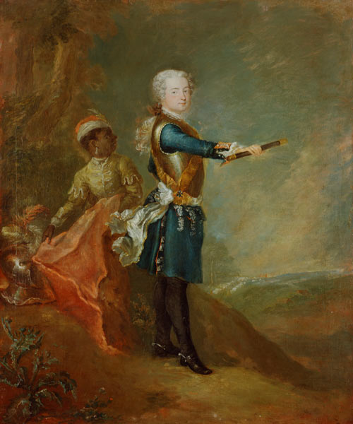 Frederick II as Crown Prince, c.1735 von Georg Wenceslaus von Knobelsdorff