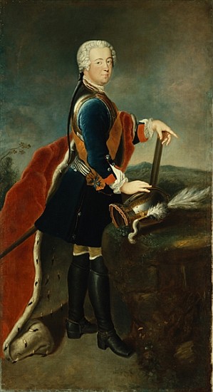 The Crown Prince Frederick II, c.1736 von Georg Wenceslaus von Knobelsdorff